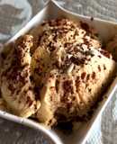 Helado caramelo salado alta proteína con semillas y cacao puro 🍫 🍨