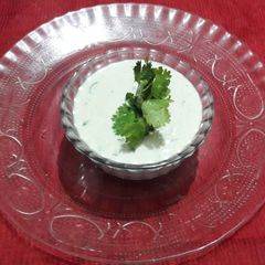 A picture of Pomegranate seed raita.