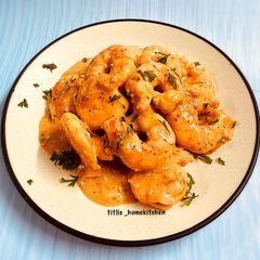 Mayonnaise Butter Garlic Prawns A picture of Mayonnaise Butter Garlic Prawns.
