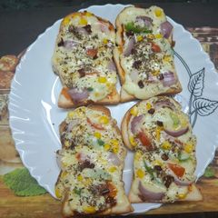 Cream Cheese Bread Pizza A picture of Cream Cheese Bread Pizza.