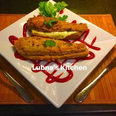 A picture of EGGPLANT PARMIGIANA:.