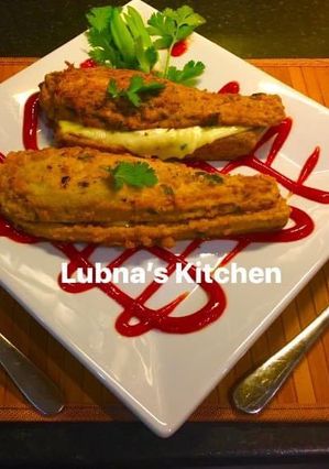 A picture of EGGPLANT PARMIGIANA:.
