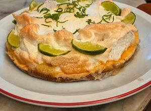 Una foto de Key lime pie