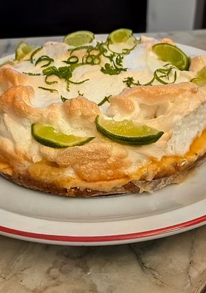 Una foto de Key lime pie