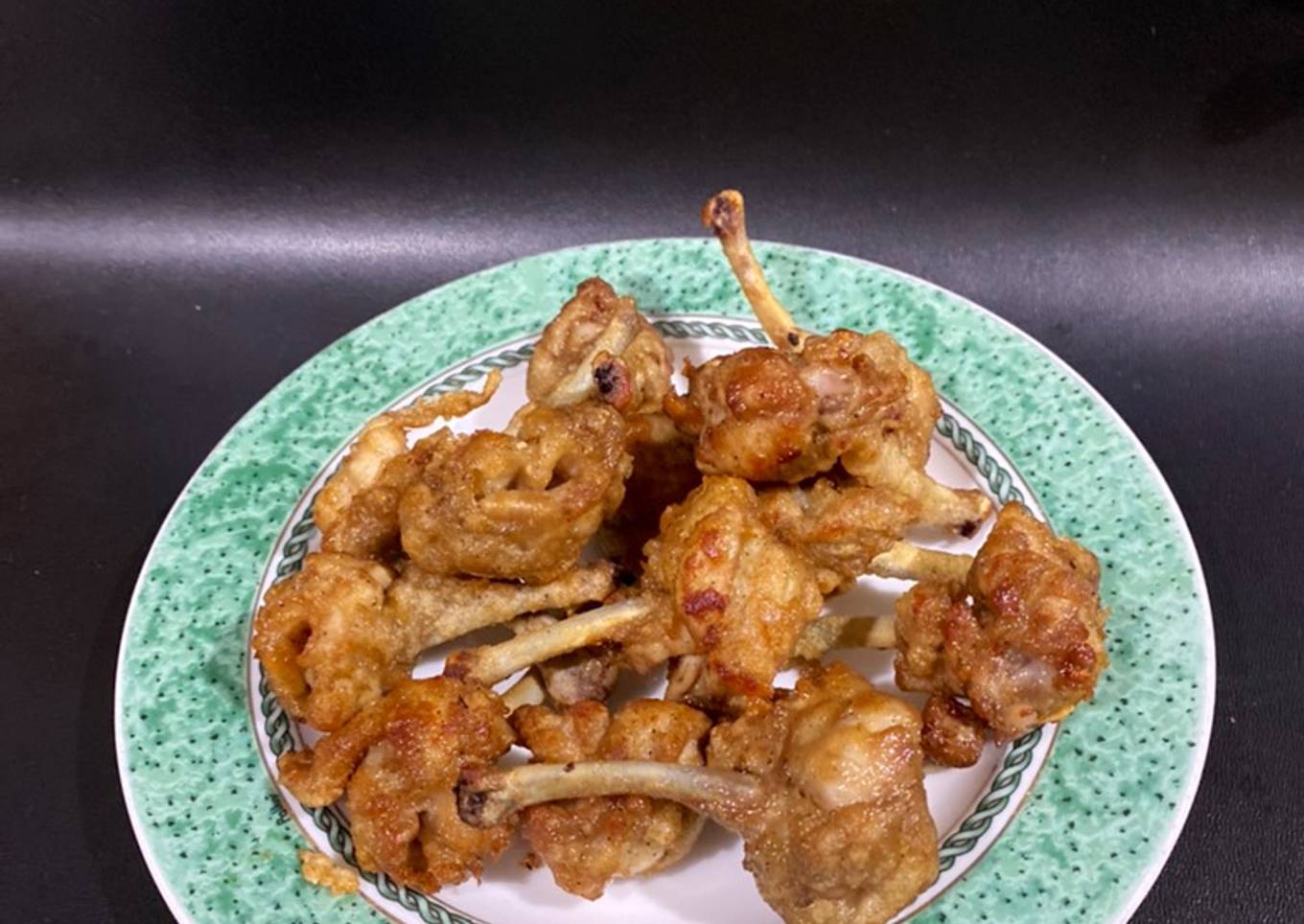 Ayam tulip goreng bumbu ngohiong