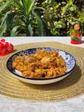 Cubos de pollo teriyaki