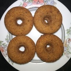 A picture of Oven baked donuts.