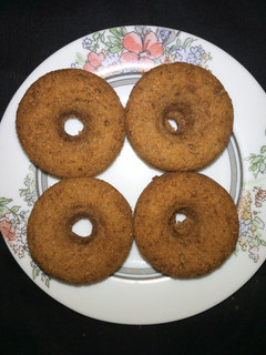 A picture of Oven baked donuts.