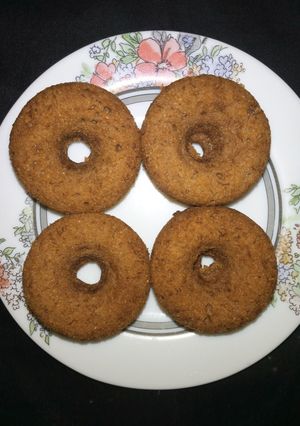 A picture of Oven baked donuts.