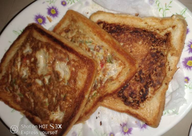 How to Make Favorite Special fried bread with egg