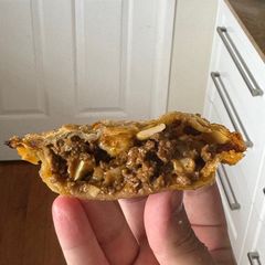 A picture of Beef Massaman Pies.