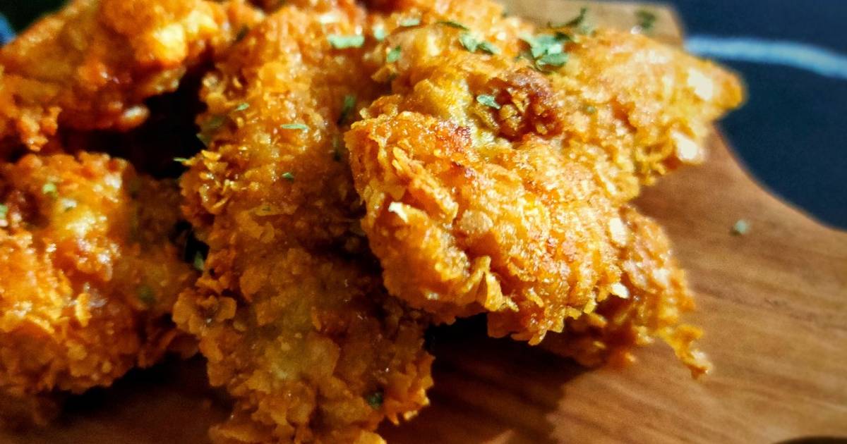 Resep Crunchy Nestum Chicken Fingers Ala Xanders Kitchen Oleh Andrea 🍁