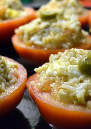 Una foto de Tomates rellenos