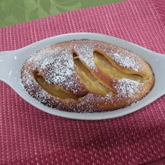 A picture of Simple apple butter cake.