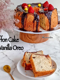 Foto resep Chiffon Cake Vanilla Oreo