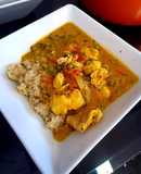 Curry de pescado nada picante