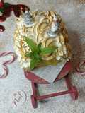 Lemon Meringue Yule Log