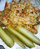 Плов з грибами у мультиварці