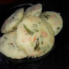 Vegetable idli A picture of Vegetable idli.
