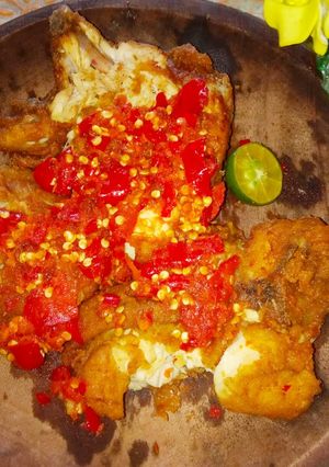 Foto resep Ayam geprek setan