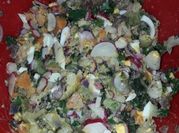 Una foto de ensalada de puchero