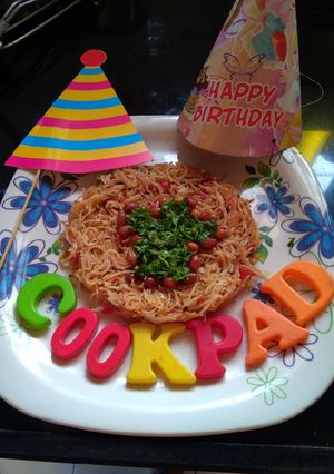 A picture of Vermicelli upma.
