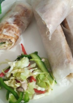 A picture of Arabic Shawarma.