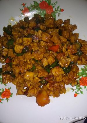 Foto resep Orek tempe cabai hijau