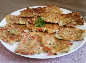 Una foto de Tortitas de repollo