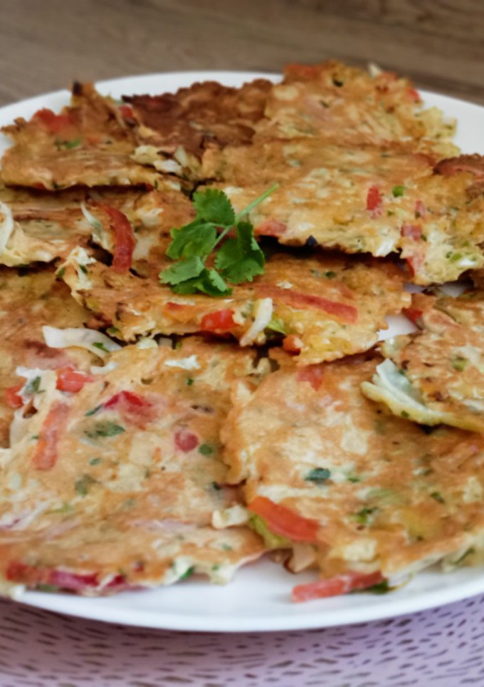 Una foto de Tortitas de repollo
