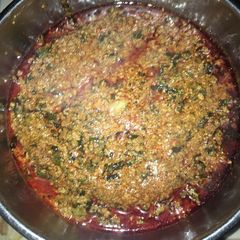 A picture of Egusi soup.