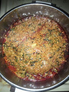 A picture of Egusi soup.