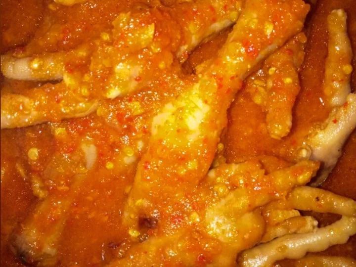Langkah Gampang Membikin Resep Ceker kuah mercon yang Uenak Anti Ribet, Mantap