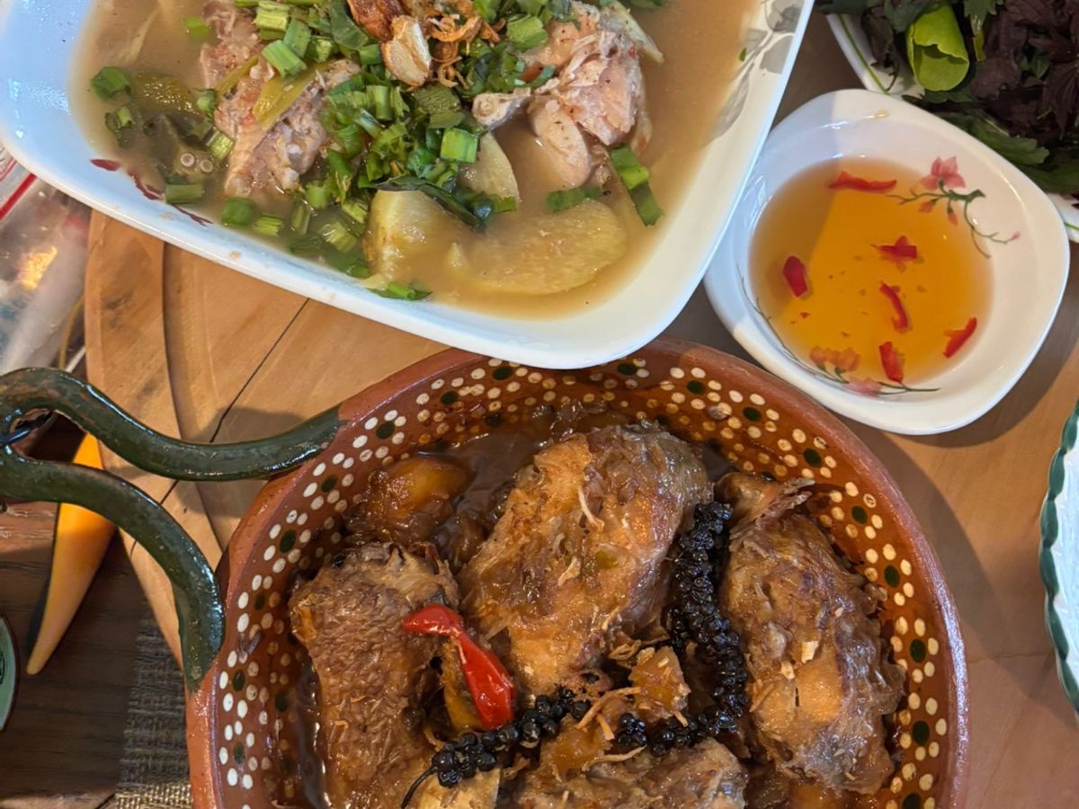 Cá hồng kho tiêu