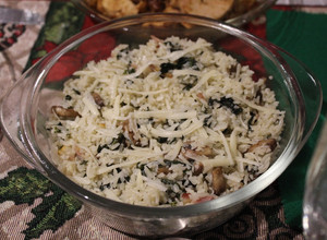 Una foto de Arroz a la florentina