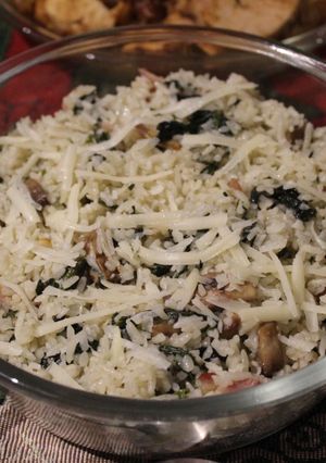 Una foto de Arroz a la florentina