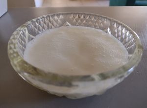 Una foto de Mayonesa de Aquafaba