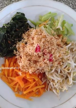 Foto resep Urap Sayur Rebon Tanpa Kencur
