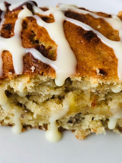 Una foto de Banana bread (pan de plátano tipo americano)
