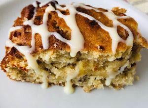 Una foto de Banana bread (pan de plátano tipo americano)