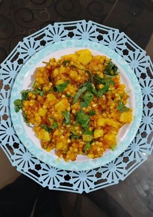 A picture of Sabudana Khichadi.