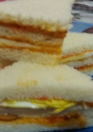 Foto resep Sandwich telor ceplok