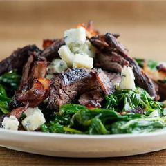 A picture of STEAK & SPINACH SALAD.