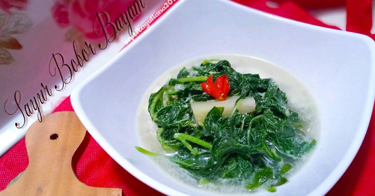 Resep Sayur Bobor Bayam Oleh Septita Yuliana Cookpad