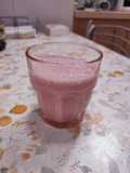 Smoothie de fresas y frambuesas