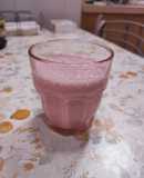 Smoothie de fresas y frambuesas