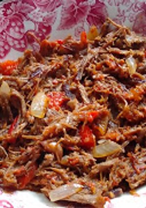 Una foto de Carne mechada