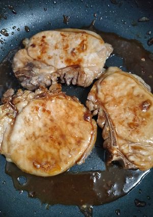 Hình của món Cốt lết chiên.