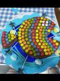 Tarta Pescadito de Nutella con Lacasitos
