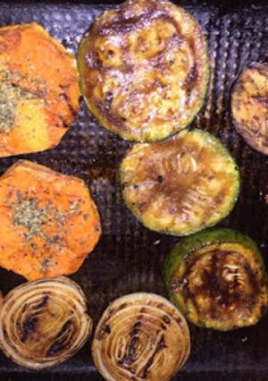 Una foto de Verduras asadas
